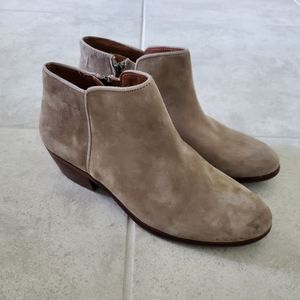 Sam Edelman suede low heeled ankle boots